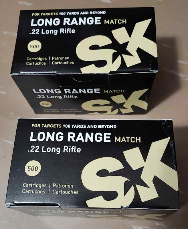 WTS SK Long Range Match 22LR $150/brick Lake Nona 