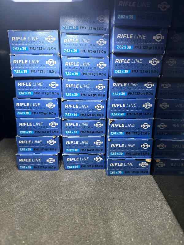 7.62x39 ammo Brass, Steel, armor piercing WTT/S