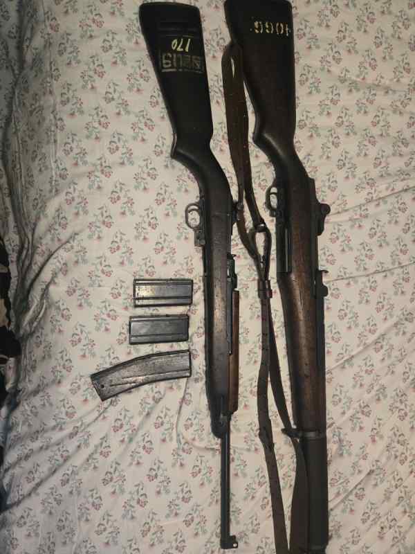 M1 garand and carbine 