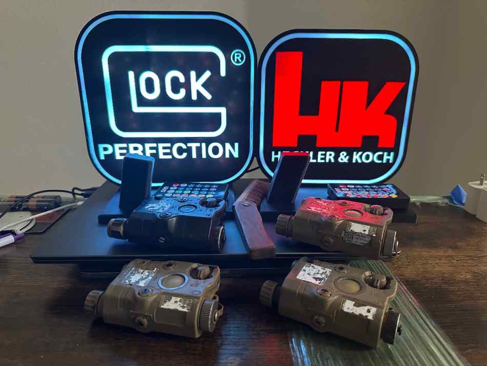 Full Power Peq15 lasers/illuminators IR/Red Vis