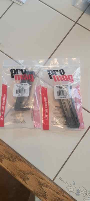 Pro Mag Sig P320 Compact 9mm, 15 rd. blue steel
